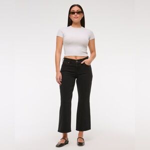 Abercrombie & Fitch Curve Love Low Rise Cropped Boot Jean 30 Regular